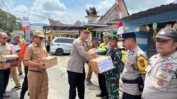 Kapolres Pakpak Bharat, Forkopimda dan Bhayangkari Berikan Bingkisan Personil Pos PAM-Pos Pelayanan