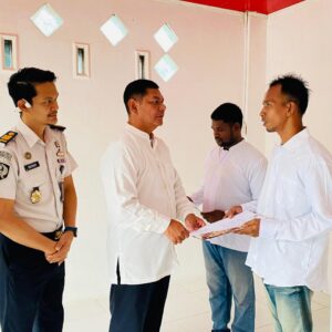 Dua Warga Binaan Lapas Labuhan Ruku Dapat Remisi Hari Raya Nyepi