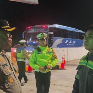 Patroli Malam Satlantas Batu Bara, Pantau Arus Mudik dan Imbau Keselamatan Pengendara