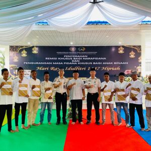 748 Warga Binaan Lapas Labuhan Ruku Terima Remisi Idul Fitri