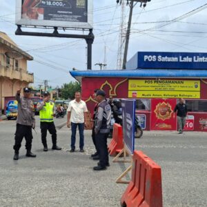 Pantau Arus Mudik Lebaran 2026, Polres Batu Bara Pastikan Lalu Lintas Lancar
