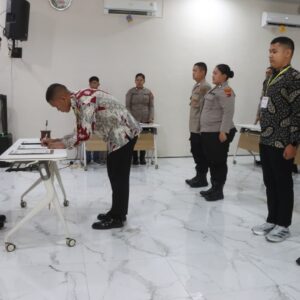 Pakta Integritas Diteken, Polres Batu Bara Pastikan Rekrutmen Polri Bebas KKN