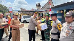 Kapolres Pakpak Bharat, Forkopimda dan Bhayangkari Berikan Bingkisan Personil Pos PAM-Pos Pelayanan