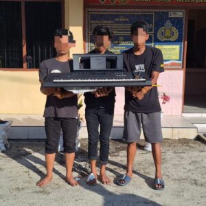 Kurang dari 24 Jam, Polsek Bangun Bekuk Tiga Pembobol Rumah Polwan