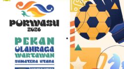 Sebanyak 320 Jurnalis Sumut Ambil Bagian di Piala Gubernur Sumut