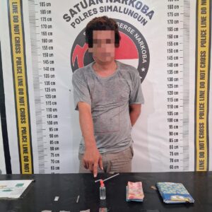 Polres Simalungun Gerebek Sarang Narkoba di Kampung Jawa, Along Tidak Berkutik Saat dibekuk