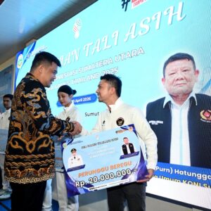 Bobby Nasution Serahkan Tali Asih Peraih Medali SEA Games,Total 1,2 Miliar