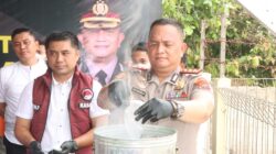 Polres Batu Bara Musnahakan Barang Bukti 1,2 Kg Sabu