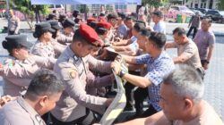 Polres Batu Bara Gelar Simulasi Sispam Mako, Asah Respons Personel Hadapi Situasi Darurat